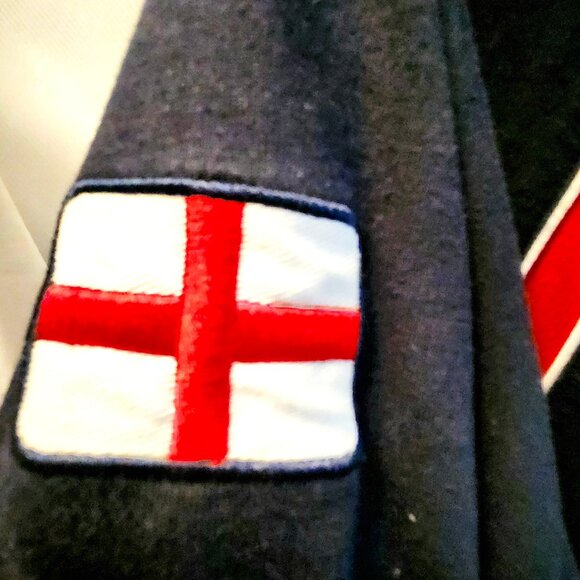 Rugby Shirt Jersey ENGLAND Official Pre-Owned Men M Navy Red Discount Shipping!! - Picture 2 of 5